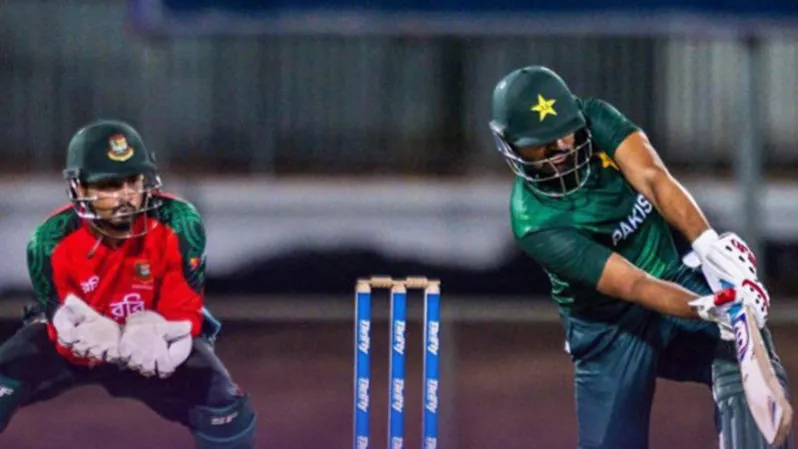 Pakistan set a big target for Bangladesh in the opening match