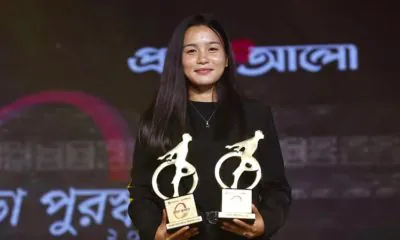 Rituparna receives Sportsperson of the Year award