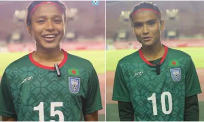 Sagorika and Midfielder Munki Akhter