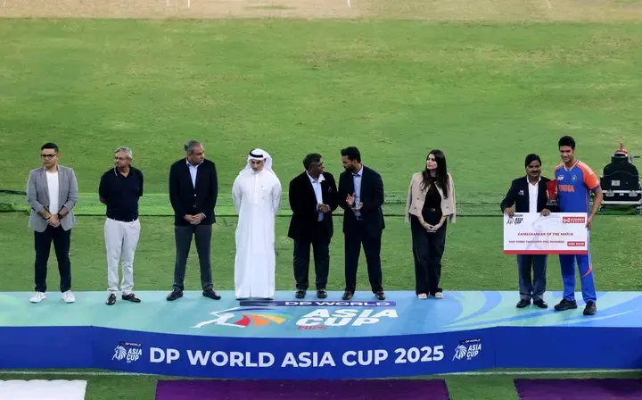 Asia Cup prize distribution