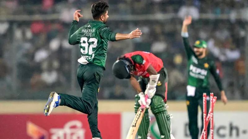 Bangladesh batting collapse against Pakistan