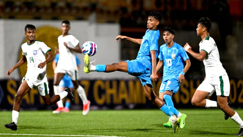 Bangladesh vs India U17 football