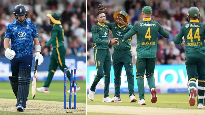 England all out before 150, losing 6 wickets for 29 runs
