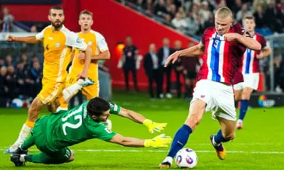 Erling Haaland goal against Maldova