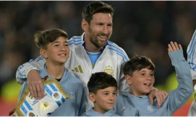 Messi With her 3 son