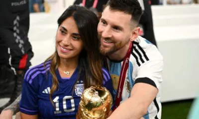 "Messi’s wife Roccuzzo shared an emotional message about him."