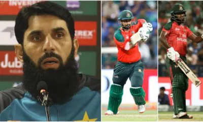 Misbah-ul-Haq and bangl;adeshi crickter
