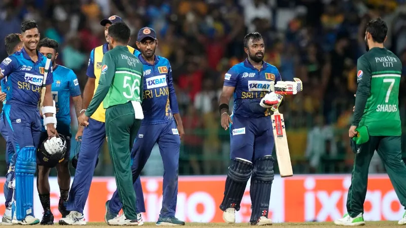 Pakistan vs Sri Lanka match