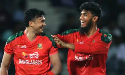 Rishad Hossain and Taskin Ahmed