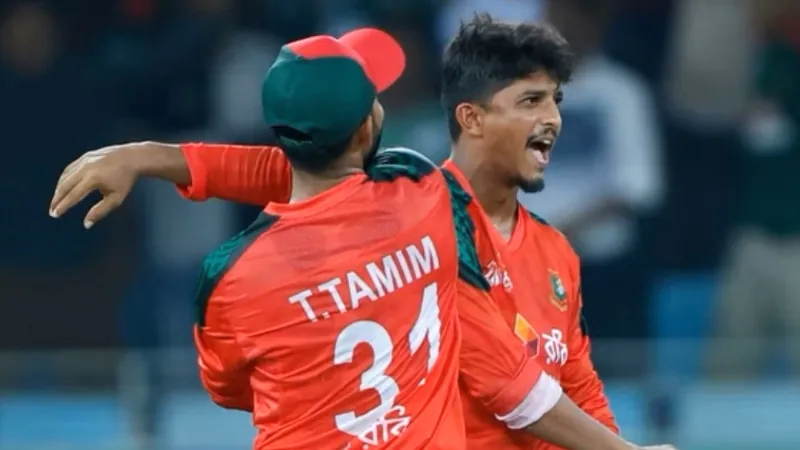 Tanjid Tamim and Mahedi Hasan