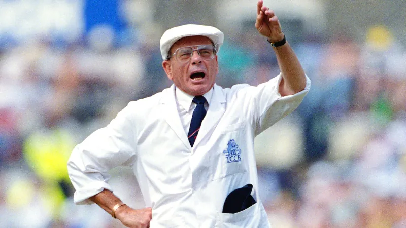 Umpire Dickie Bird