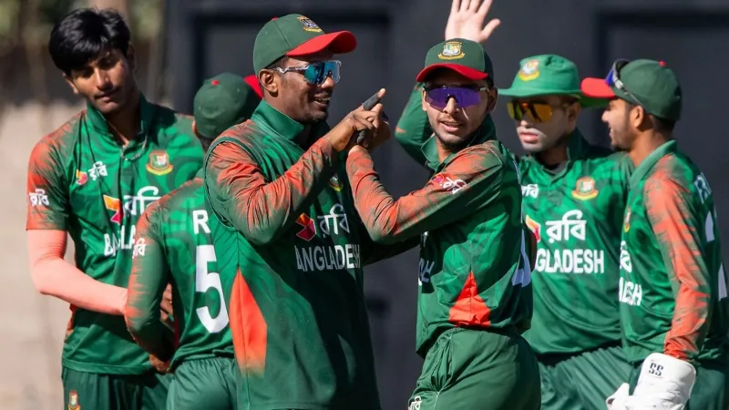 Bangladesh’s youngsters drew the five-match series against England.