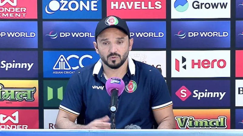 Sri Lanka will be under pressure against Afghanistan, says Gulbadin