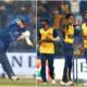 Afghanistan set a challenging target of 170 runs for Sri Lanka.