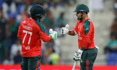 Litton and Hridoy stand on the verge of milestones in the Sri Lanka match.