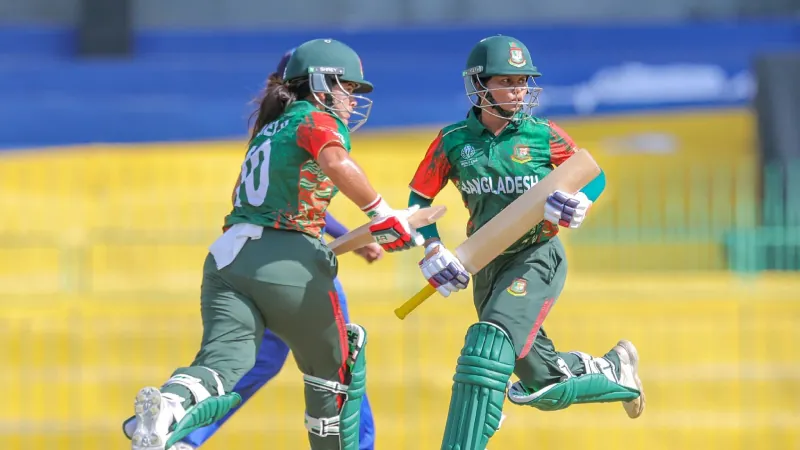 Bangladesh edge past Sri Lanka by 1 run in a last-minute thriller.