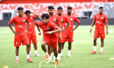 Bangladesh football team practice
