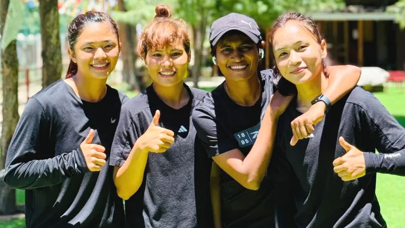 Bangladesh women footballers