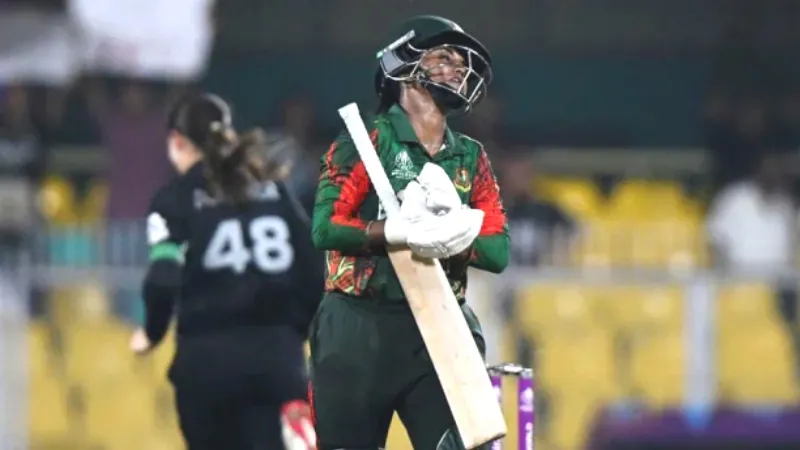 Bangladesh women team batting collapse