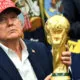 Donald Trump with World Cup trophy