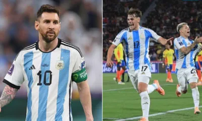 Lionel Messi congrats youth Argentina team