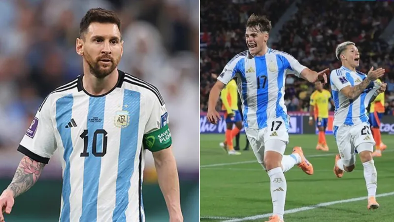 Lionel Messi congrats youth Argentina team
