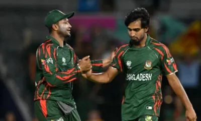 Shakib Al Hasan and Tanzim Sakib