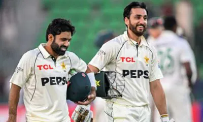 With Salman and Rizwan’s batting, the opening day of the Lahore Test belongs to Pakistan.