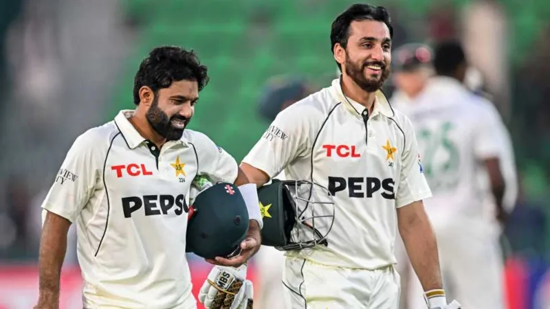 With Salman and Rizwan’s batting, the opening day of the Lahore Test belongs to Pakistan.