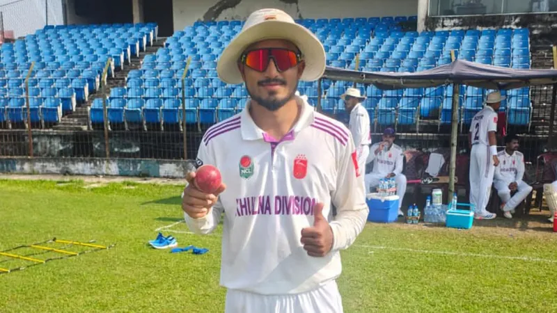 Afif takes a hat-trick against Barishal on the second day of the NCL.
