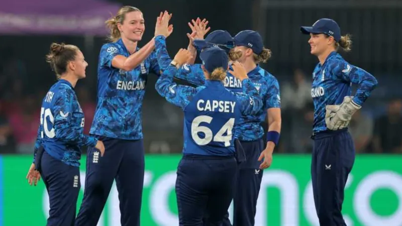 England reach the semifinals after a dramatic 4-run win over India