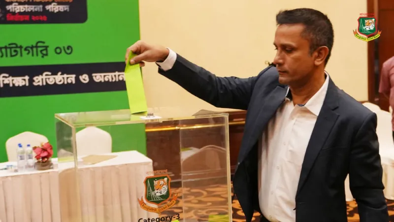 Khaled Masud Pilot voted in BCB Election 