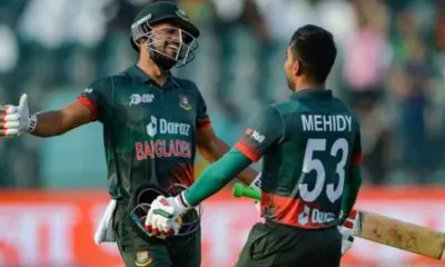 নাজমুল হোসেন শান্ত ও মেহেদী হাসান মিরাজ