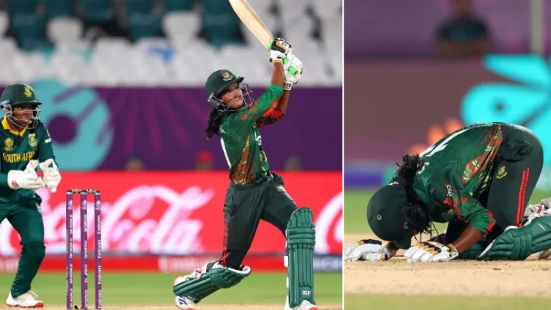 Sworna sets the record for the fastest fifty for Bangladesh.