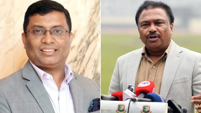 BCB Vice-president : Sakhawat Hossain and Faruq Ahmed  