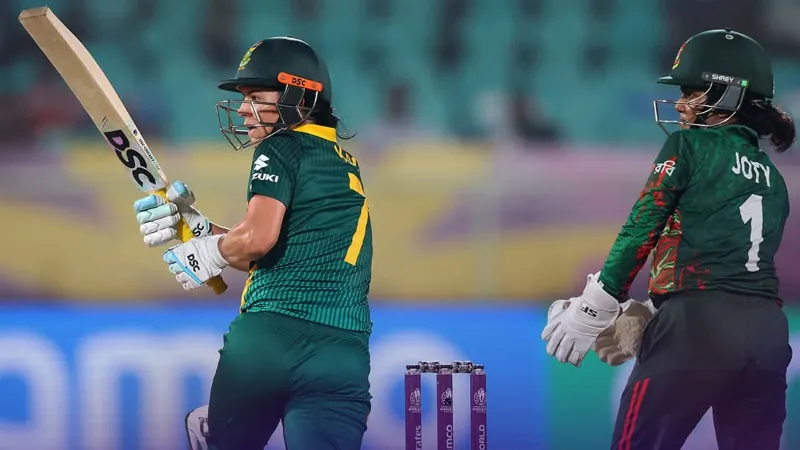 In a thrilling match, Bangladesh lost to South Africa in the final over.
