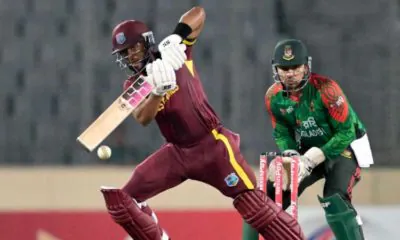 West Indies beat Bangladesh in the Super Over to level the series.