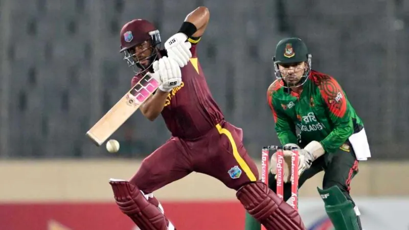West Indies beat Bangladesh in the Super Over to level the series.