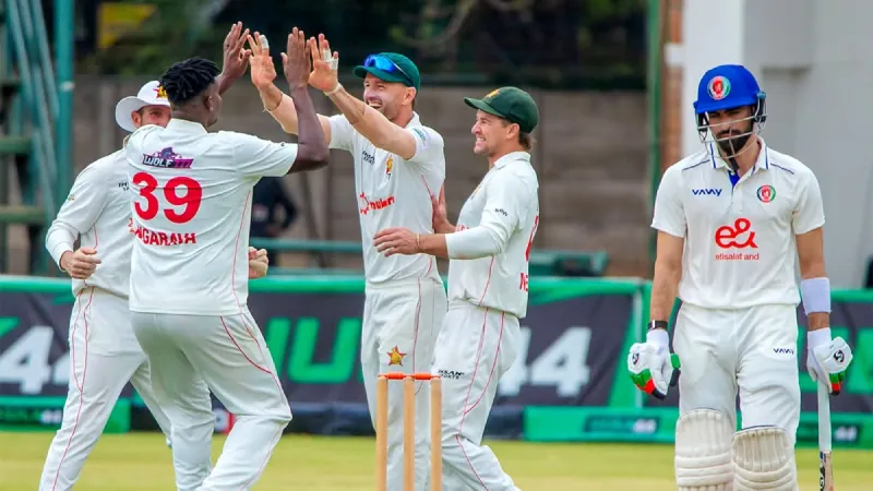 Zimbabwe defeated Afghanistan by an innings within just three days.
