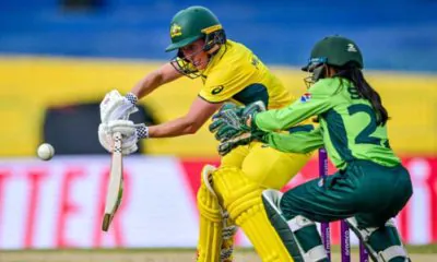 After a batting collapse, Australia still post a big total; Pakistan in search of their first win.