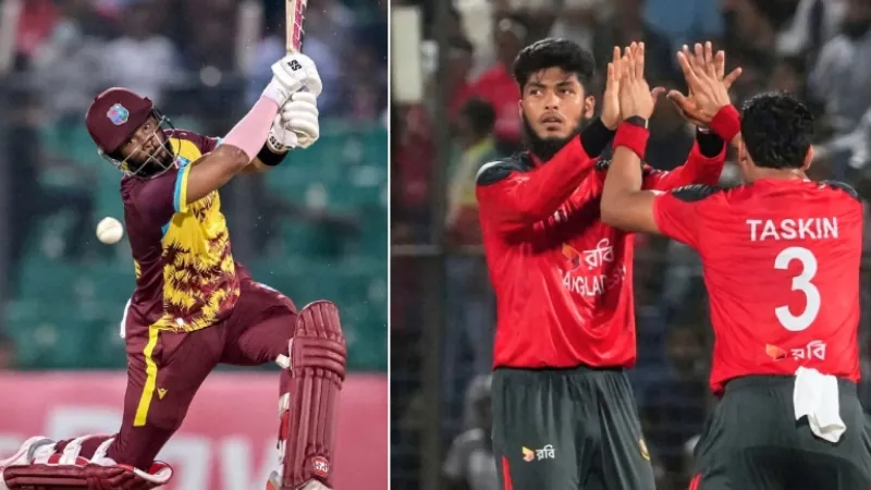 West Indies collapsed, losing 5 wickets for just 12 runs, and were bowled out before reaching 150.