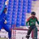 Batting failure leaves Bangladesh with a small total; a tough challenge ahead for the bowlers.