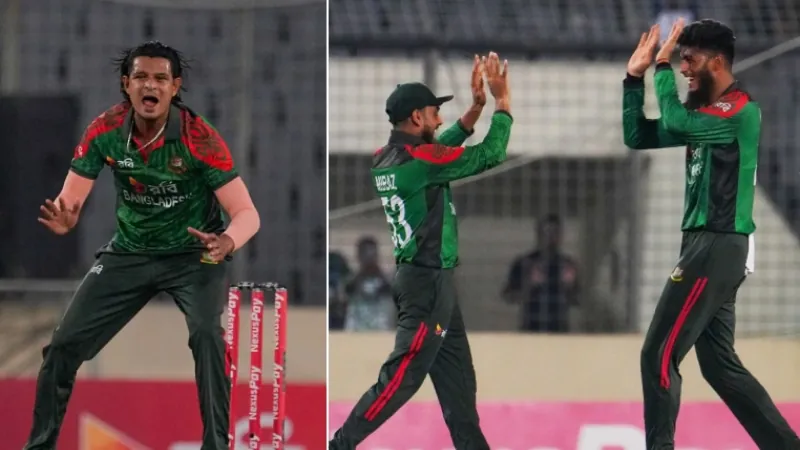 After Nasum’s three wickets, Rishad strikes twice in one over.