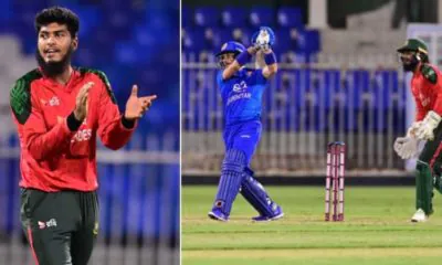 Afghanistan set a challenging target for Bangladesh in the first T20.