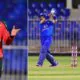 Afghanistan set a challenging target for Bangladesh in the first T20.