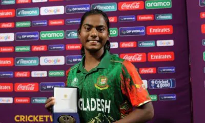 What Marufa said after being named Player of the Match against Pakistan.