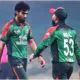 মিরাজ ও সাকিব।