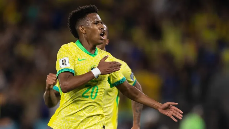 Brazil strike twice in the first half against South Korea.