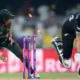 New Zealand set a target of 228 runs for Bangladesh.