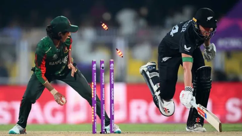 New Zealand set a target of 228 runs for Bangladesh.